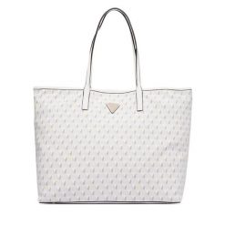 Torebka Guess. Brązowe shopper bag Guess, z aplikacjami, bez dodatków. Za 794.99 zł.