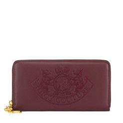 Duży Portfel Damski Juicy Couture. Czerwone portfele Juicy Couture, bez wzorów. Za 159.99 zł.