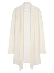 Perfect Cashmere Kaszmirowy kardigan "Kara" w kolorze kremowym rozmiar: XL. Brązowe swetry Perfect Cashmere, xl, bez wzorów, z kaszmiru, bez ramiączek. Za 434.99 zł.