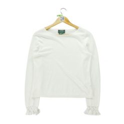 Damski biały sweter lniany. Białe swetry Ralph Lauren, l, bez wzorów, ze lnu, eleganckie, bez ramiączek. Za 136.28 zł.