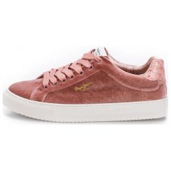 Pepe Jeans Tenisówki Damskie Adams Velour 41 Różowy. Trampki marki Pepe Jeans. W wyprzedaży za 238.00 zł.