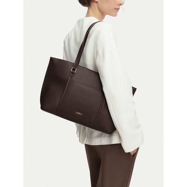 Torebka MEXX. Brązowe shopper bag Mexx, bez wzorów, bez dodatków. Za 249.99 zł.