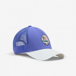 Czapka z daszkiem w stylu trucker do siatkówki plażowej BV Cap. Czapki z daszkiem KIPSTA, bez wzorów, z materiału, sportowe. Za 49.99 zł.