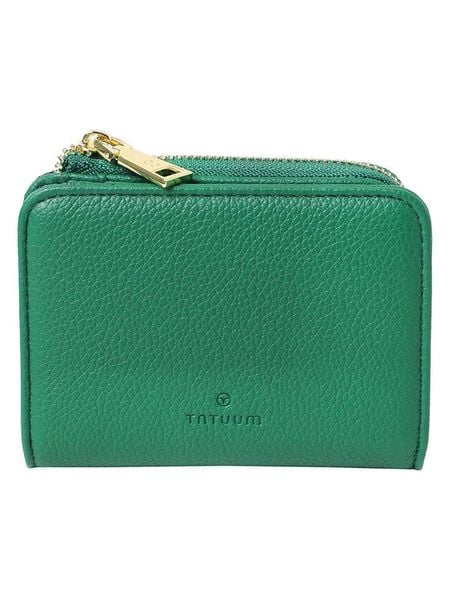 TATUUM Portfel w kolorze zielonym - 11 x 8 cm rozmiar: onesize. Zielone portfele Tatuum, bez wzorów, z materiału. Za 126.15 zł.