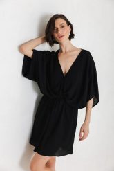 SUKIENKA RACHEL CZARNA M - Flawless. Czarne sukienki Flawless, na co dzień, m, bez wzorów, klasyczne, bez kołnierzyka, bez ramiączek, dopasowane. Za 479.00 zł.