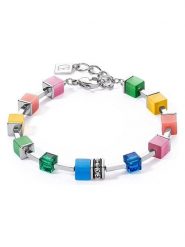 COEUR DE LION Bransoletka z kryształami Swarovski rozmiar: onesize. Szare bransoletki COEUR DE LION, z hematytem, srebrne. Za 191.07 zł.