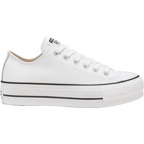 Trampki Converse Chuck Taylor All Star Lift. Białe trampki Converse, bez wzorów, retro, bez zapięcia. W wyprzedaży za 490.00 zł.