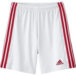 Spodenki dziecięce adidas Squadra 21. Białe szorty adidas, bez wzorów, sportowe. Za 82.65 zł.