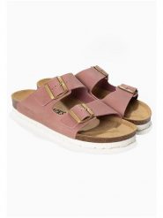 BACKSUN Skórzane klapki "Bali" w kolorze jasnoróżowym rozmiar: 38. Różowe klapki Backsun, bez wzorów, ze skóry, klasyczne, z otwartym noskiem, bez obcasa, bez zapięcia. Za 130.99 zł.