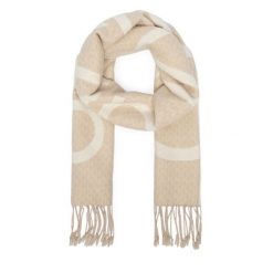 Szalik Calvin Klein. Brązowe szaliki i kominy Calvin Klein, bez wzorów. Za 369.99 zł.