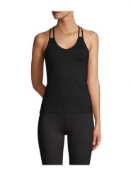 Koszulka Casal V-Neck Racerback Sportowa Damska Oddychająca do Jogi. Czarne t-shirty sportowe Casall, l, bez wzorów, z materiału, bez ramiączek, do biegania. Za 159.00 zł.