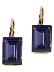 Otazu Pozłacane kolczyki z kryształami Swarovski rozmiar: onesize. Niebieskie kolczyki Otazu, z kryształem, pozłacane. Za 139.20 zł.