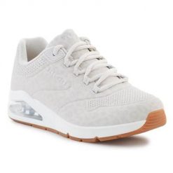 Buty do chodzenia damskie Skechers 155642OFWT. Szare buty treningowe Skechers, bez wzorów, z materiału, bez zapięcia, trekkingowe. Za 471.00 zł.