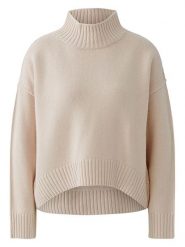 Oui Sweter w kolorze kremowym rozmiar: 42. Brązowe swetry Oui, bez wzorów, bez ramiączek. Za 404.99 zł.