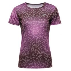 Koszulka damska turystyczna szybkoschnąca Alpine Pro Quatra. Fioletowe t-shirty sportowe Alpine Pro, bez wzorów, bez ramiączek, do biegania. W wyprzedaży za 109.00 zł.