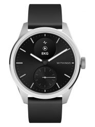 WITHINGS Smartwatch "ScanWatch 2" w kolorze srebrno-czarnym rozmiar: onesize. Czarne, analogowe zegarki Withings, ze stali. Za 1,174.99 zł.
