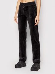 Juicy Couture Spodnie dresowe Del Ray JCAP180 Czarny Regular Fit. Czarne spodnie dresowe Juicy Couture, bez wzorów, z dresówki. Za 249.99 zł.