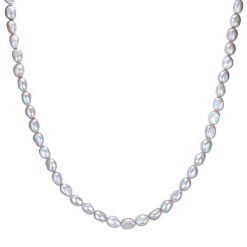 Valero Pearls Srebro wysokiej pr óby Perła hodowlana słodkowodna Naszyjniki 1 ct Damski. Szare naszyjniki Valero Pearls, z materiału, z perłą, srebrne. Za 359.99 zł.