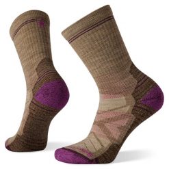 Skarpety Trekkingowe Damskie Smartwool Hike Light Cushion Crew Socks. Brązowe skarpetki Smartwool, bez wzorów, z wełny. Za 110.35 zł.