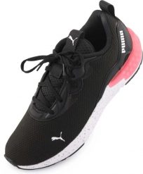 Damskie buty sportowe Puma Wms Cell Initiate Speckle Black Sunblaze Black. Czarne buty treningowe Puma, z aplikacjami, z materiału, bez zapięcia, trekkingowe. Za 424.99 zł.