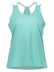 Reebok Top sportowy "TS Activchill Athletic" w kolorze turkusowym rozmiar: L. Niebieskie topy sportowe Reebok, l, bez wzorów, outdoorowe. Za 60.99 zł.