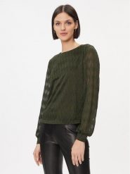 ONLY Bluzka 15310223 Zielony Regular Fit. Zielone bluzki ONLY, s, bez wzorów, z syntetyku, bez kołnierzyka, bez ramiączek. Za 79.99 zł.
