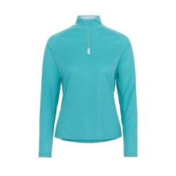 Damski sweter 1/2 zip Kari Traa Leah. Niebieskie swetry Kari Traa, bez wzorów, sportowe, bez ramiączek. Za 346.50 zł.