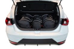 Torby Do Bagażnika Hyundai I20 2020+ 3Szt Kjust. Czarne torby podróżne KJUST, bez wzorów, z kauczuku. Za 921.00 zł.
