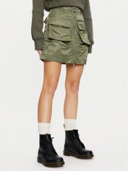 Alpha Industries Spódnica mini 148066 Zielony Regular Fit. Zielone spódnice Alpha Industries, m, bez wzorów, z syntetyku, mini. Za 239.99 zł.