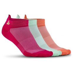 Craft Skarpetki Unisex Shaftless 3-Pack Różowy, 40-42. Skarpetki Craft. W wyprzedaży za 67.00 zł.