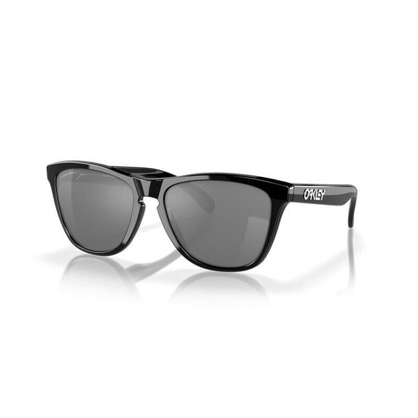 Okulary przeciwsłoneczne Oakley Frogskins. Czarne okulary przeciwsłoneczne Oakley, bez wzorów. Za 622.00 zł.