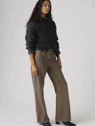 Levi's Sweter "Leilah" w kolorze czarnym rozmiar: S. Czarne swetry Levi's, s, bez wzorów, z bawełny, bez ramiączek. Za 194.95 zł.