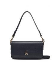 Tommy Hilfiger Torebka Th Icon Conv AW0AW17677 Granatowy. Niebieskie torebki klasyczne Tommy Hilfiger, bez wzorów, ze skóry, bez dodatków. Za 509.99 zł.