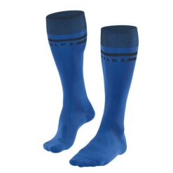 Podkolanówki damskie Falke SK7 Race. Niebieskie skarpetki Falke, bez wzorów, z elastanu. Za 179.00 zł.