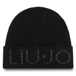 Czapka Liu Jo. Czarne czapki zimowe Liu Jo, bez wzorów. Za 199.99 zł.