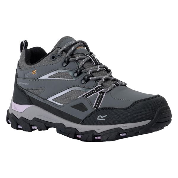 Damskie Buty Do Chodzenia Holcombe III Low. Fioletowe buty trekkingowe Regatta, bez wzorów, bez zapięcia, trekkingowe. Za 294.99 zł.
