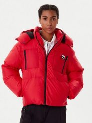 KARL LAGERFELD Kurtka zimowa A3W15020 Czerwony Regular Fit. Czerwone kurtki KARL LAGERFELD, na zimę, s, bez wzorów, z syntetyku, bez kaptura. Za 999.99 zł.