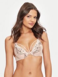 Chantelle Biustonosz push-up Spice C22BNR Beżowy. Brązowe biustonosze Chantelle, bez wzorów, z syntetyku. Za 169.99 zł.