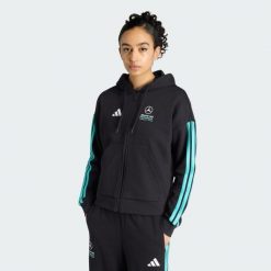 Bluza Z Kapturem Mercedes - Amg Petronas Formula 1 Team Dna Full Zip. Czarne bluzy z kapturem adidas, m, bez wzorów, z kapturem. Za 279.00 zł.