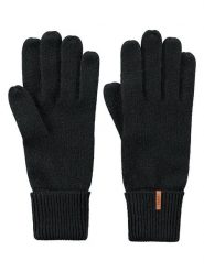 Barts Rękawiczki w kolorze czarnym rozmiar: 8. Czarne rękawiczki Barts, bez wzorów, prążkowane. Za 96.14 zł.