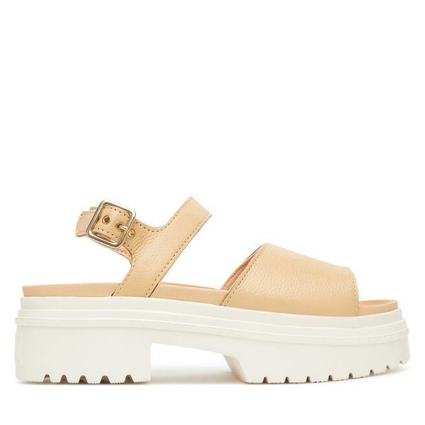 Sandały Converse. Brązowe sandały Converse, bez wzorów, retro, bez obcasa, na płaskiej podeszwie, bez zapięcia. Za 229.99 zł.