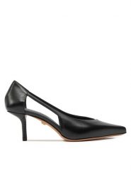 Max Mara Szpilki Mmopenpump 24145211926 Czarny. Czarne szpilki Max Mara, bez wzorów, ze skóry, bez obcasa, na szpilce, bez zapięcia. Za 3,019.00 zł.