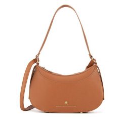 Torebka Beverly Hills Polo Club. Brązowe torebki klasyczne Beverly Hills Polo Club, bez wzorów, klasyczne, bez dodatków. Za 179.99 zł.