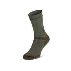 Skarpety trekkingowe Bridgedale Explorer Heavy Merino P Boot. Zielone skarpetki Bridgedale, bez wzorów, z wełny, trekkingowe. Za 123.99 zł.