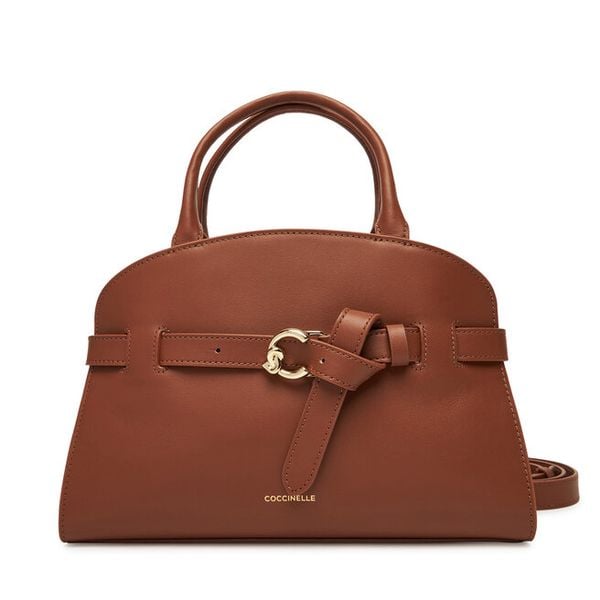 Torebka Coccinelle. Brązowe torebki klasyczne Coccinelle, bez wzorów, klasyczne, bez dodatków. Za 1,519.00 zł.