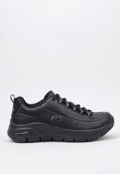 Buty Arch Fit - Citi Drive Rozmiar 36 Czarny - 149146-BBK. Czarne buty treningowe Skechers, bez wzorów, ze skóry, bez zapięcia. Za 523.60 zł.