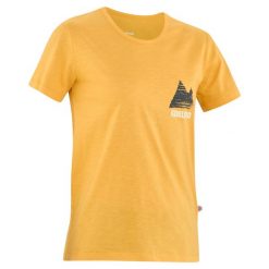 Koszulka damska Edelrid Highball V. Żółte t-shirty sportowe EDELRID, l, bez wzorów, z bawełny, bez ramiączek, wspinaczkowe. Za 150.90 zł.