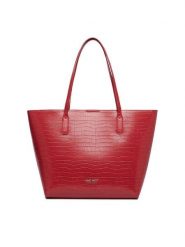 Nine West Torebka CEO-GENTLE GLAM-LDA9920 Czerwony. Czerwone shopper bag Nine West, bez wzorów, ze skóry, bez dodatków. Za 279.99 zł.