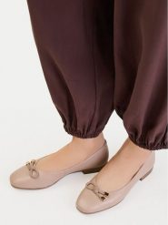 Lasocki Baleriny CEO-RST-ROMI-99 Beżowy. Brązowe baleriny Lasocki, bez wzorów, ze skóry, bez obcasa, bez zapięcia. Za 179.99 zł.