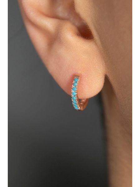 Lodie Silver Srebrne kolczyki-kreole z cyrkoniami rozmiar: onesize. Szare kolczyki Lodie Silver, z cyrkonią, srebrne. Za 72.45 zł.